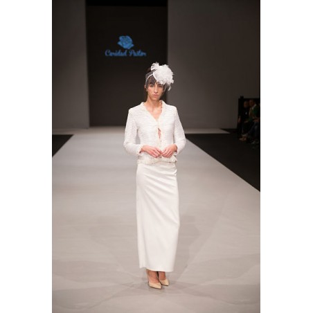 Chaqueta Pedrería Blanca