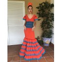Vestido de Flamenca " Puesta de sol"