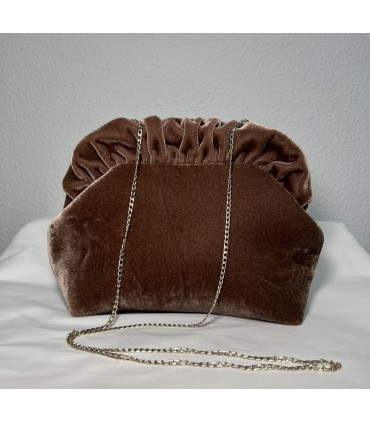 Bolso en terciopelo liso