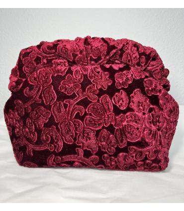 Bolso Terciopelo con flores