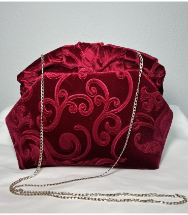 Bolso en terciopelo flocado