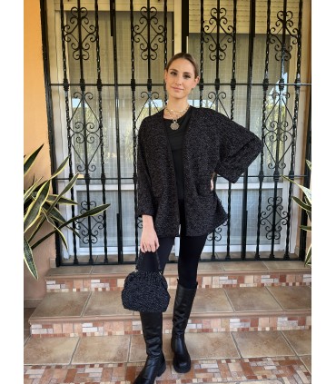 Chaqueta Kimono Chanel Negro