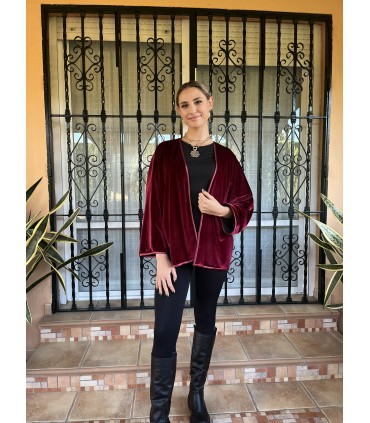 Chaqueta Kimono Terciopelo