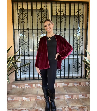 Chaqueta Kimono Terciopelo