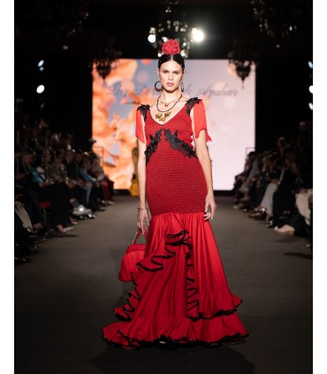 Vestido Rojo con tul.