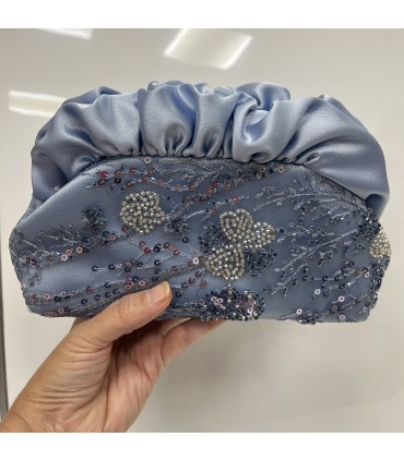 Bolso de boquilla azul