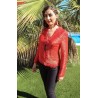 Chaqueta Pedrería Roja