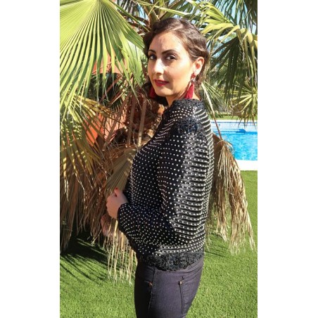 Chaqueta Pedrería Negra