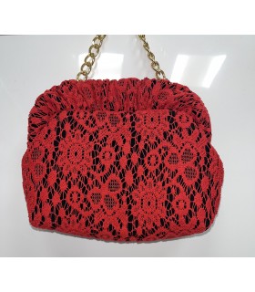 Bolso con encaje